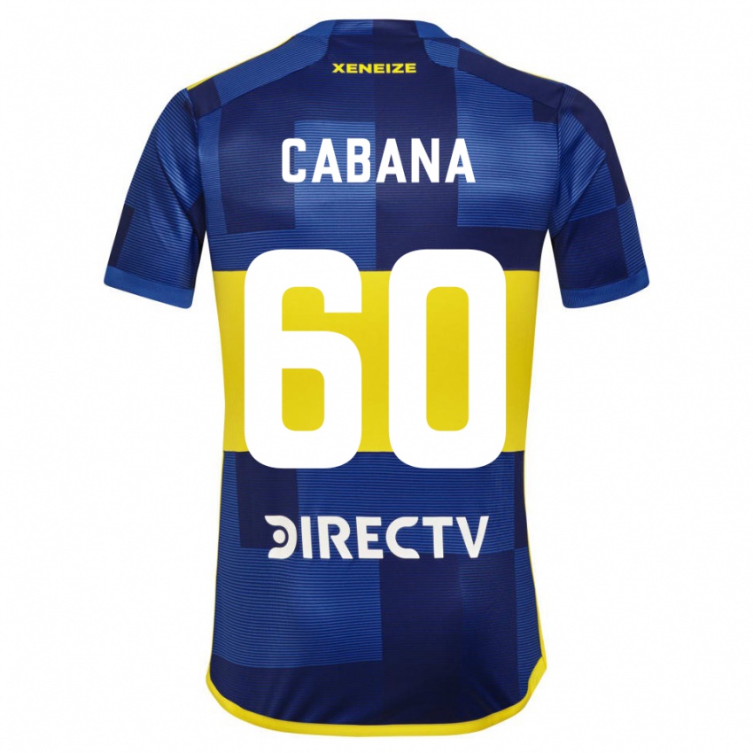 Damen Juan Pablo Cabana #60 Blau Gelb Heimtrikot Trikot 2024/25 T-Shirt Österreich