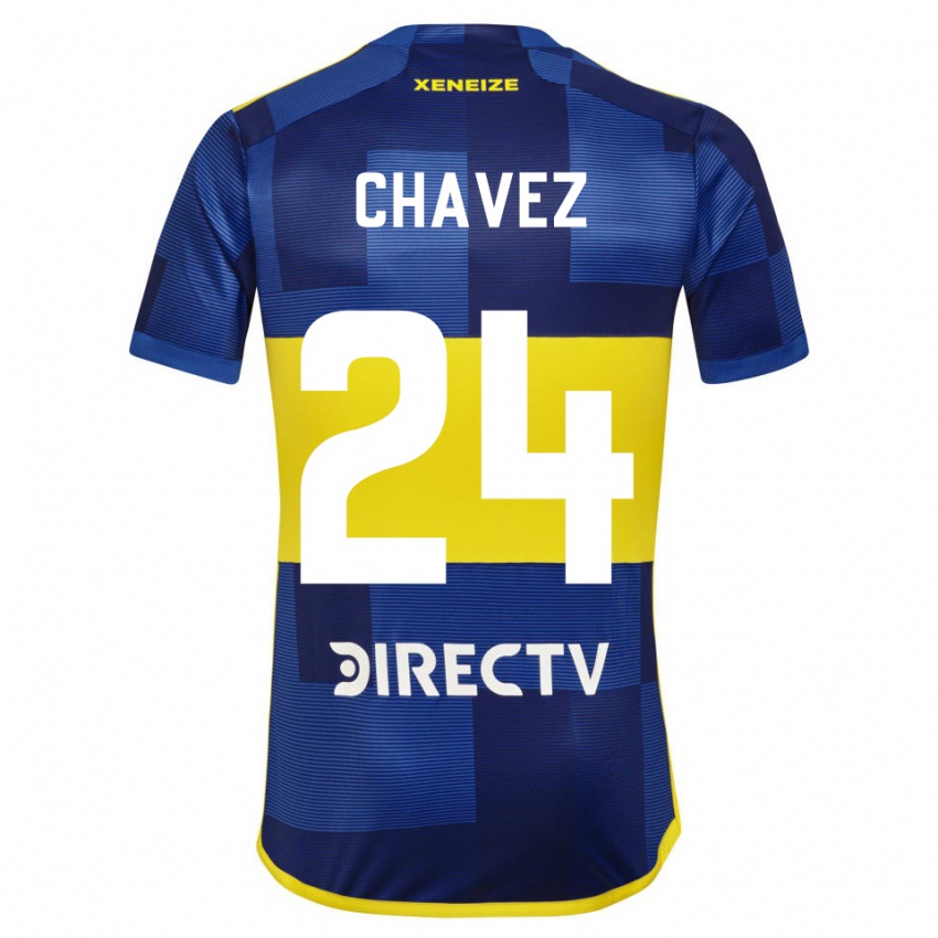 Damen Gabriela Chavez #24 Blau Gelb Heimtrikot Trikot 2024/25 T-Shirt Österreich