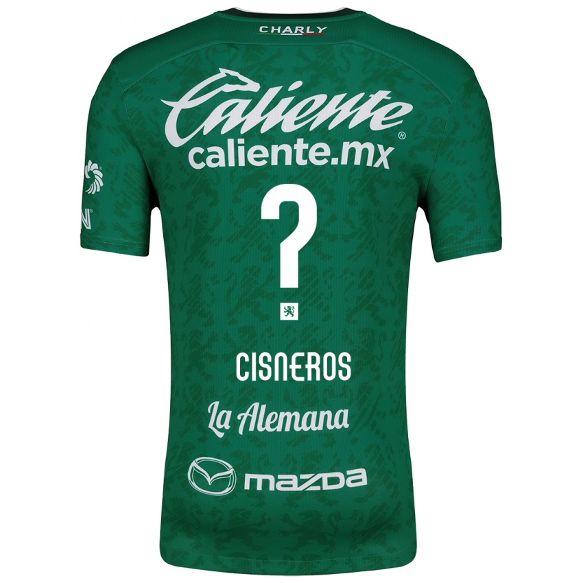 Damen Santiago Cisneros #0 Grün Weiß Heimtrikot Trikot 2024/25 T-Shirt Österreich