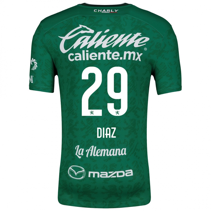 Damen Kenia Díaz #29 Grün Weiß Heimtrikot Trikot 2024/25 T-Shirt Österreich