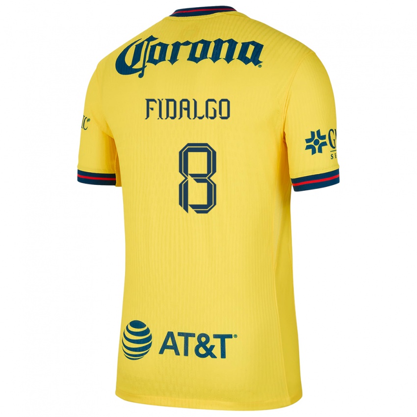 Damen Alvaro Fidalgo #8 Gelb Blau Heimtrikot Trikot 2024/25 T-Shirt Österreich