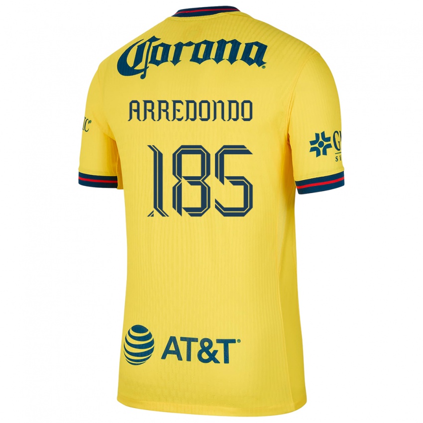 Damen Aarón Arredondo #185 Gelb Blau Heimtrikot Trikot 2024/25 T-Shirt Österreich