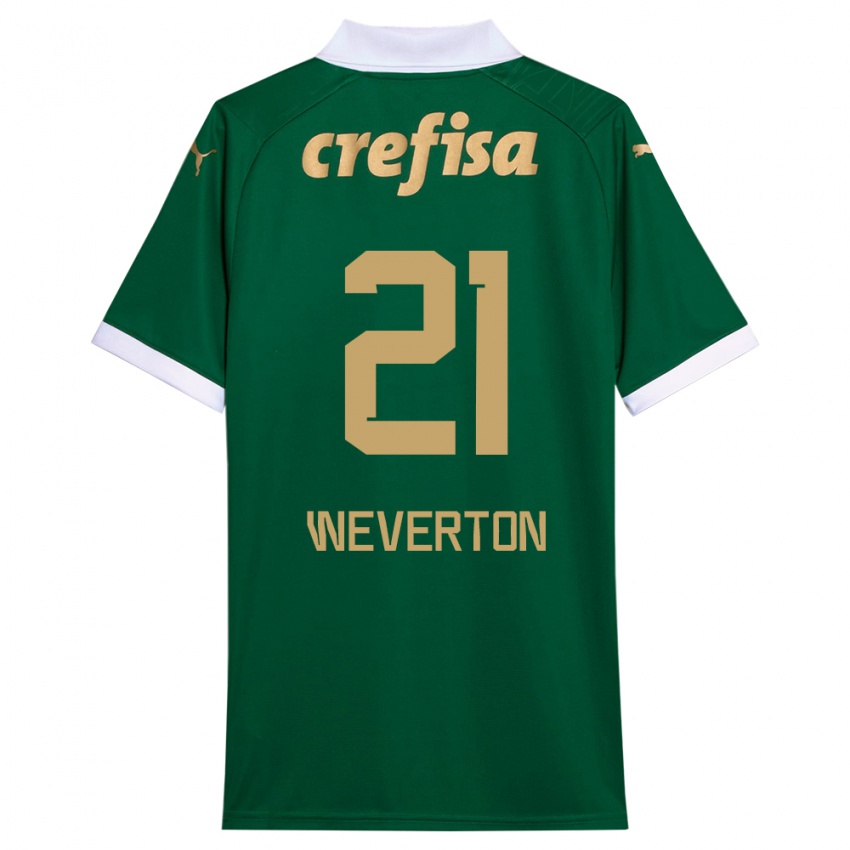 Damen Weverton #21 Grün Weiß Heimtrikot Trikot 2024/25 T-Shirt Österreich