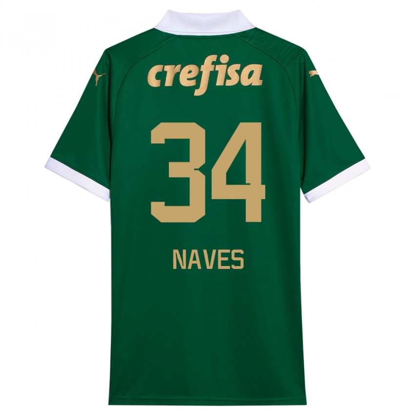 Damen Naves #34 Grün Weiß Heimtrikot Trikot 2024/25 T-Shirt Österreich