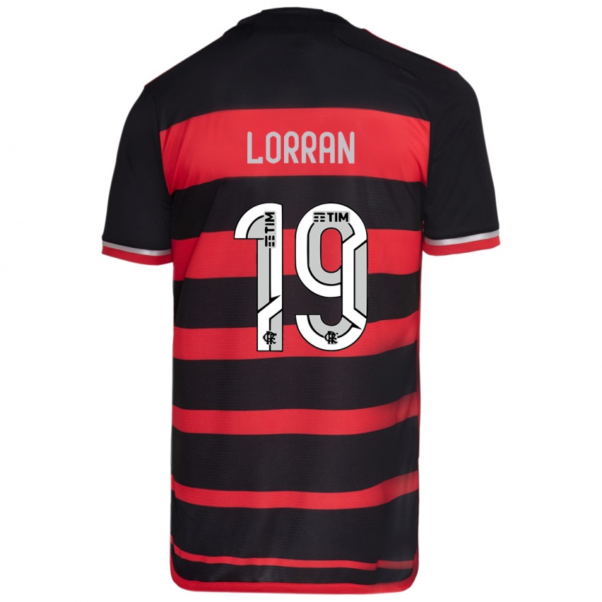 Damen Lorran #19 Rot Schwarz Heimtrikot Trikot 2024/25 T-Shirt Österreich