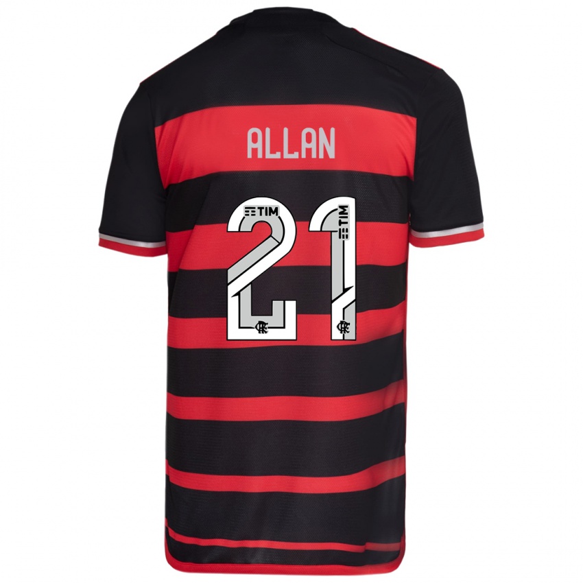 Damen Allan #21 Rot Schwarz Heimtrikot Trikot 2024/25 T-Shirt Österreich