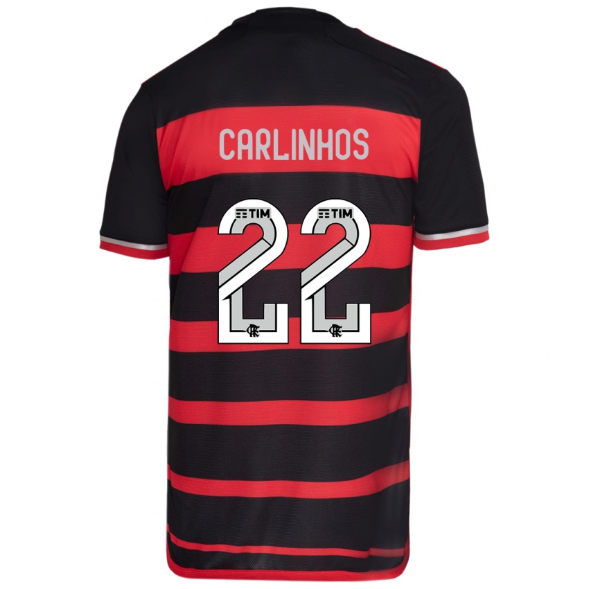 Damen Carlinhos #22 Rot Schwarz Heimtrikot Trikot 2024/25 T-Shirt Österreich