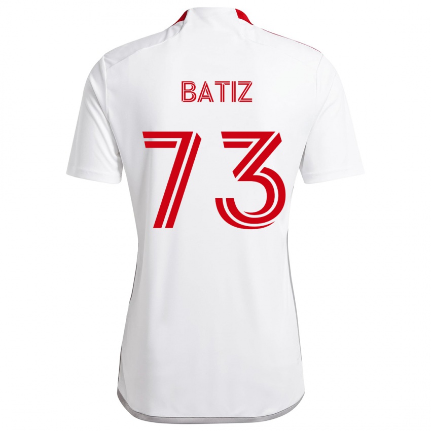 Damen Jesus Batiz #73 Weiß Rot Auswärtstrikot Trikot 2024/25 T-Shirt Österreich