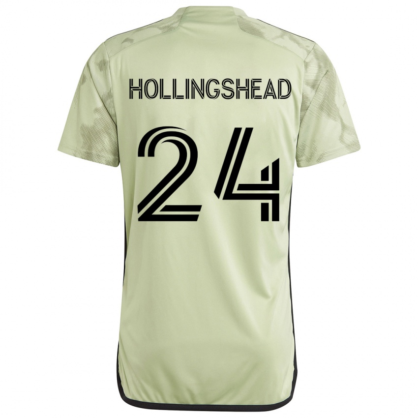 Damen Ryan Hollingshead #24 Hellgrün Auswärtstrikot Trikot 2024/25 T-Shirt Österreich