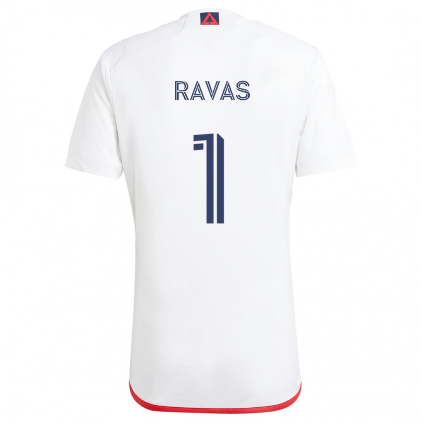 Damen Henrich Ravas #1 Weiß Rot Auswärtstrikot Trikot 2024/25 T-Shirt Österreich