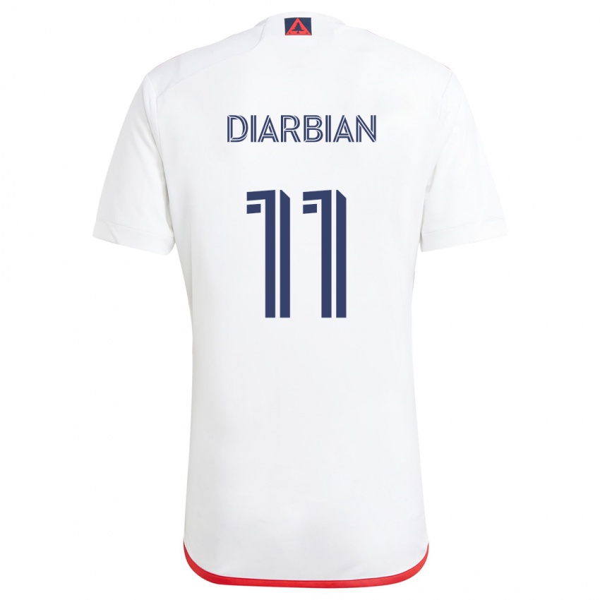 Damen Gevork Diarbian #11 Weiß Rot Auswärtstrikot Trikot 2024/25 T-Shirt Österreich