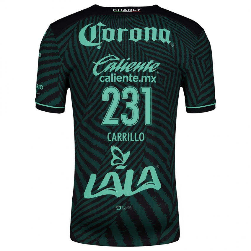 Damen Ángel Carrillo #231 Schwarz Grün Auswärtstrikot Trikot 2024/25 T-Shirt Österreich