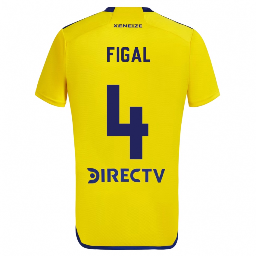 Damen Nicolás Figal #4 Gelb Blau Auswärtstrikot Trikot 2024/25 T-Shirt Österreich