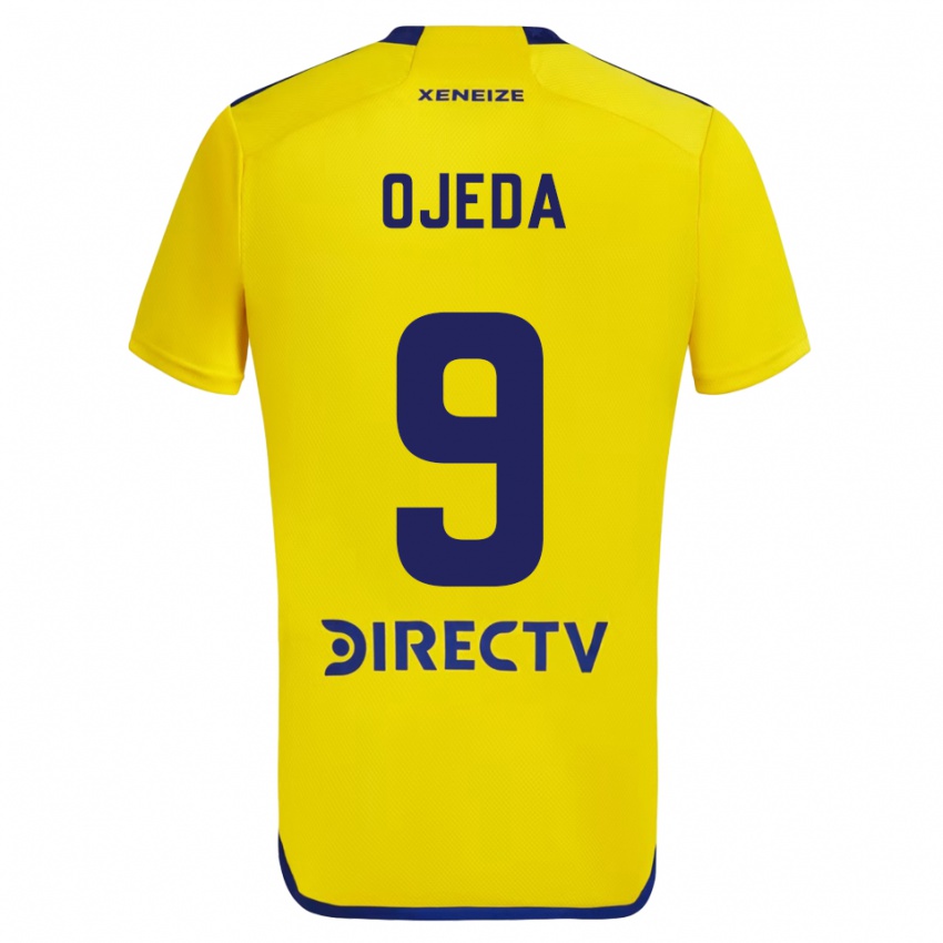 Damen Andrea Ojeda #9 Gelb Blau Auswärtstrikot Trikot 2024/25 T-Shirt Österreich