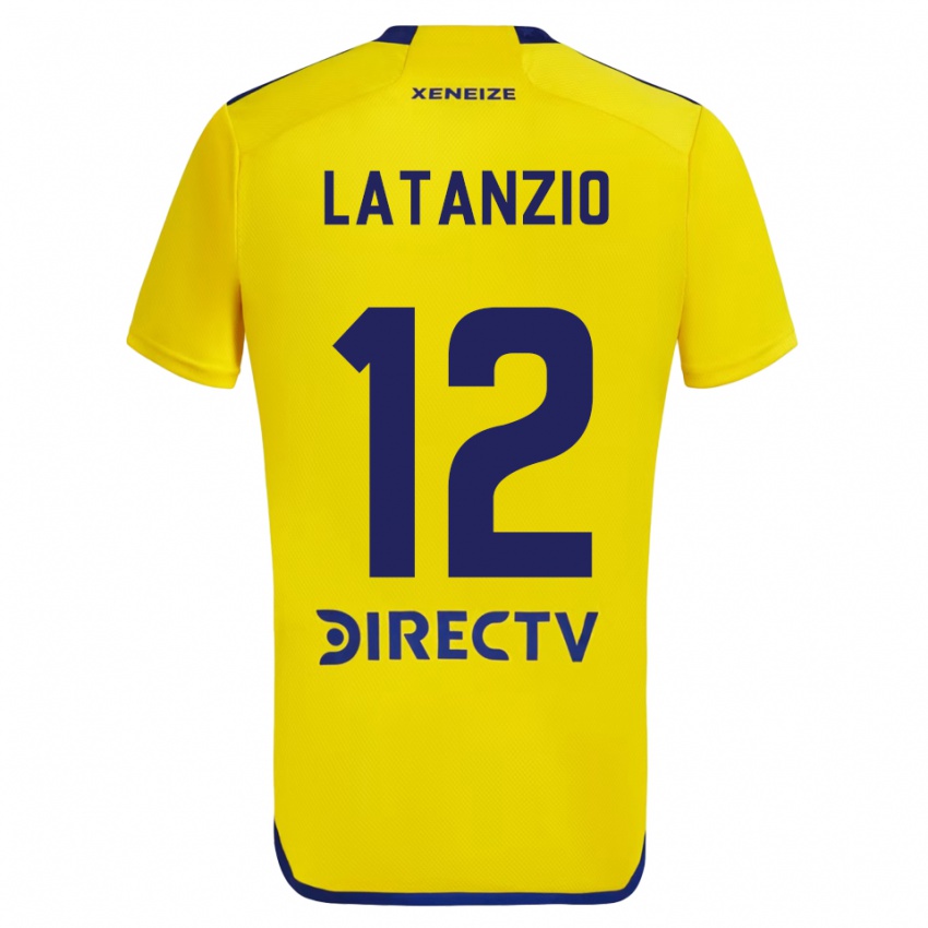 Damen Florencia Latanzio #12 Gelb Blau Auswärtstrikot Trikot 2024/25 T-Shirt Österreich