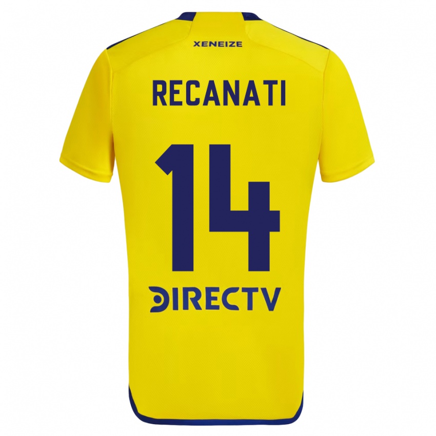 Damen Bianca Recanati #14 Gelb Blau Auswärtstrikot Trikot 2024/25 T-Shirt Österreich