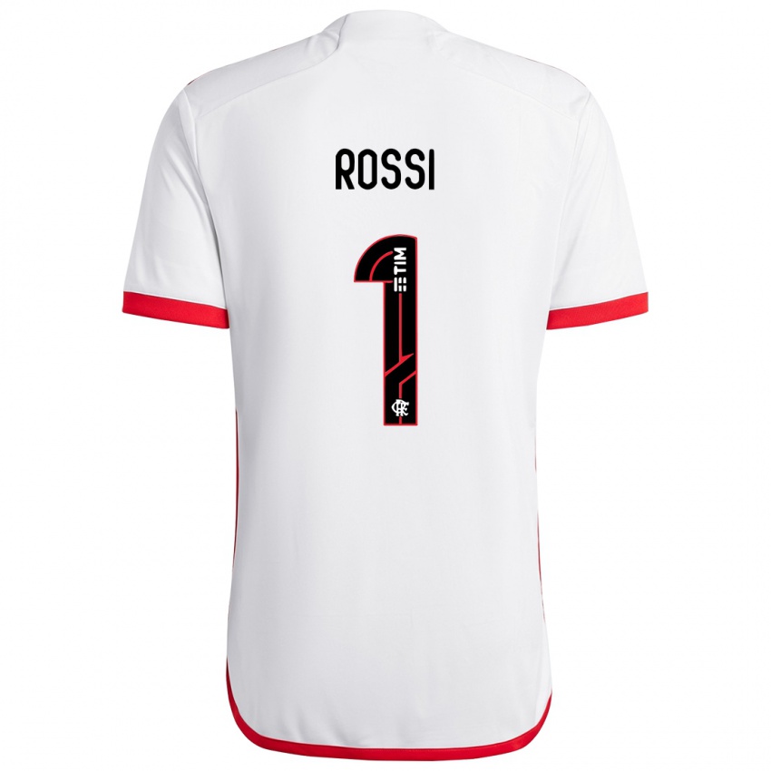 Damen Agustin Rossi #1 Weiß Rot Auswärtstrikot Trikot 2024/25 T-Shirt Österreich