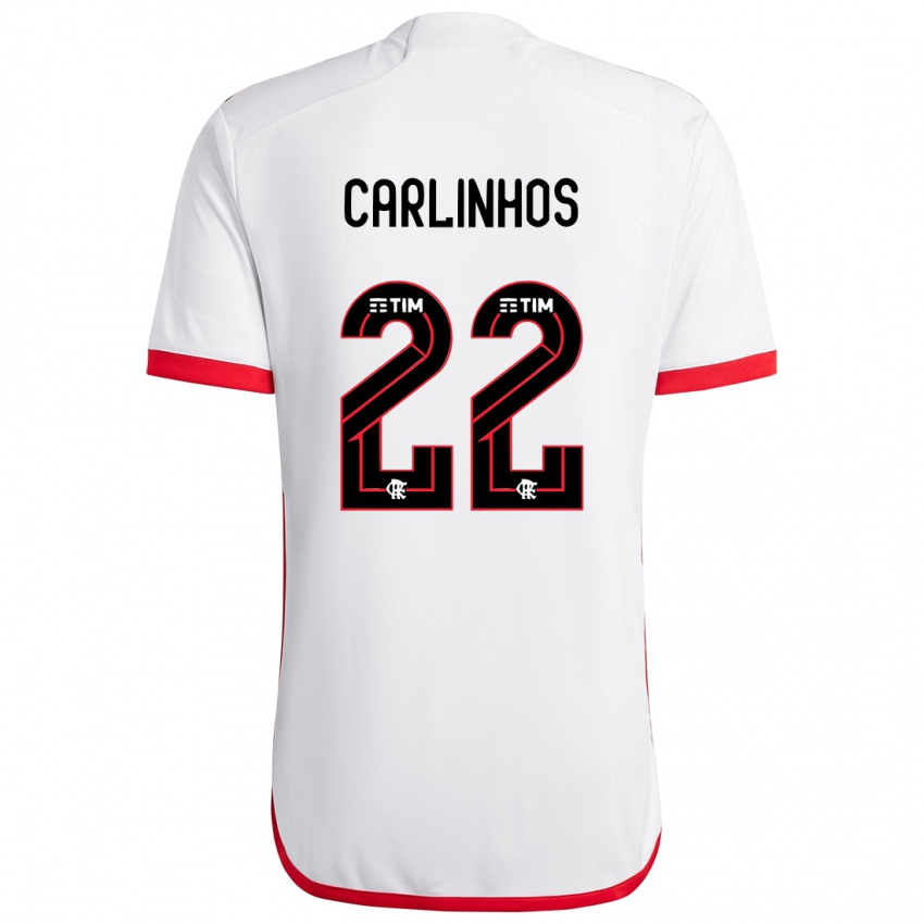 Damen Carlinhos #22 Weiß Rot Auswärtstrikot Trikot 2024/25 T-Shirt Österreich