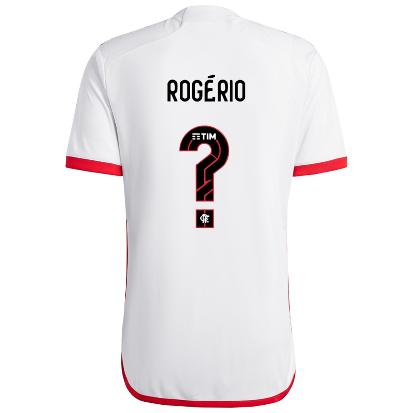 Damen Daniel Rogério #0 Weiß Rot Auswärtstrikot Trikot 2024/25 T-Shirt Österreich