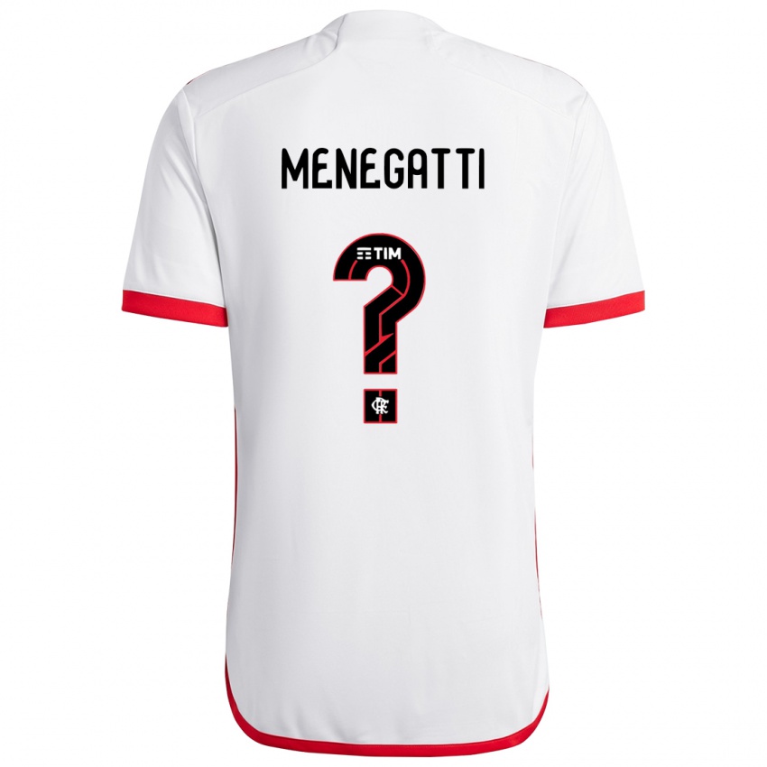 Damen Kauan Menegatti #0 Weiß Rot Auswärtstrikot Trikot 2024/25 T-Shirt Österreich