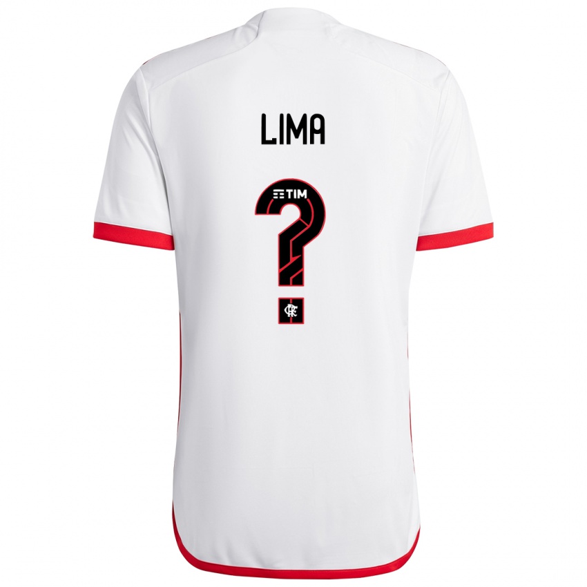 Damen Felipe Lima #0 Weiß Rot Auswärtstrikot Trikot 2024/25 T-Shirt Österreich