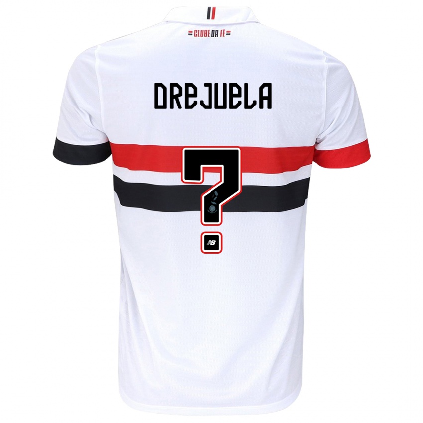 Kinder Luis Orejuela #0 Weiß Rot Schwarz Heimtrikot Trikot 2024/25 T-Shirt Österreich