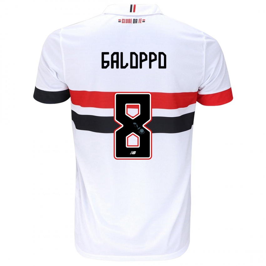 Kinder Giuliano Galoppo #8 Weiß Rot Schwarz Heimtrikot Trikot 2024/25 T-Shirt Österreich