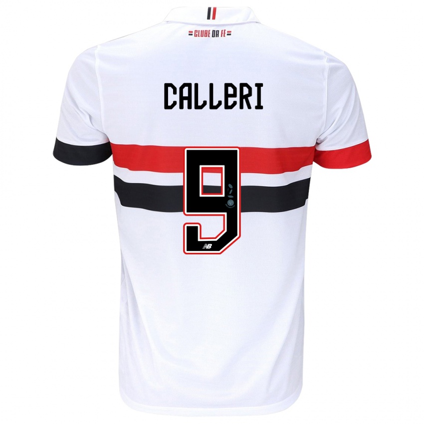 Kinder Jonathan Calleri #9 Weiß Rot Schwarz Heimtrikot Trikot 2024/25 T-Shirt Österreich