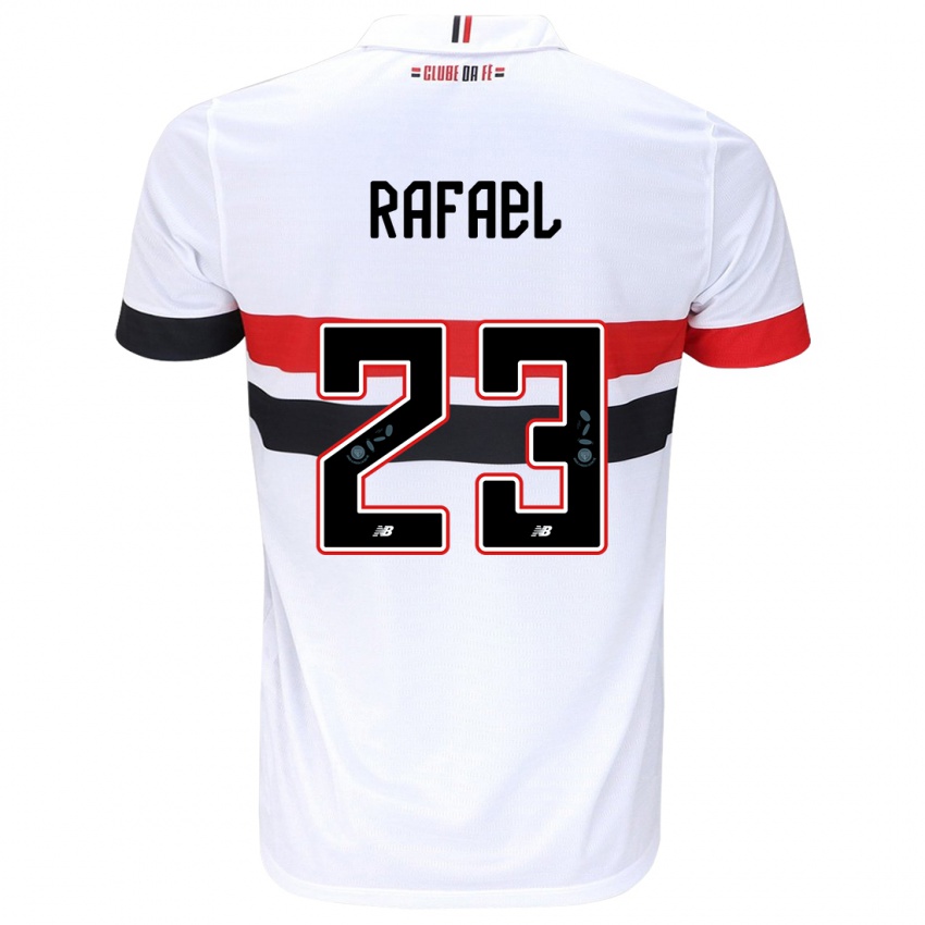 Kinder Rafael #23 Weiß Rot Schwarz Heimtrikot Trikot 2024/25 T-Shirt Österreich