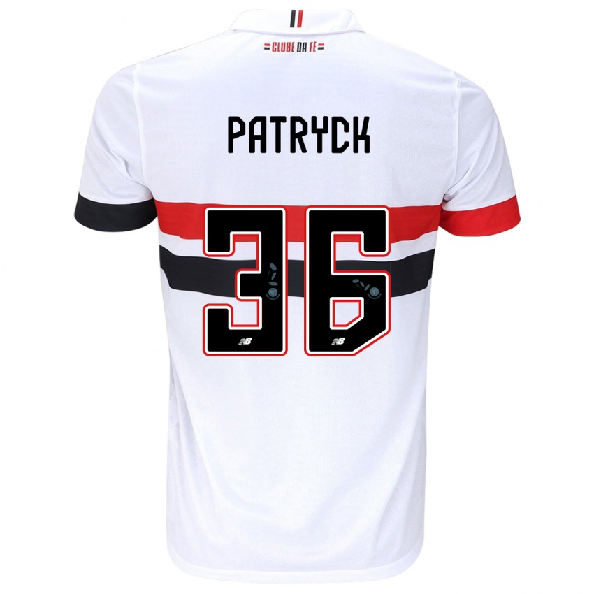 Kinder Patryck #36 Weiß Rot Schwarz Heimtrikot Trikot 2024/25 T-Shirt Österreich