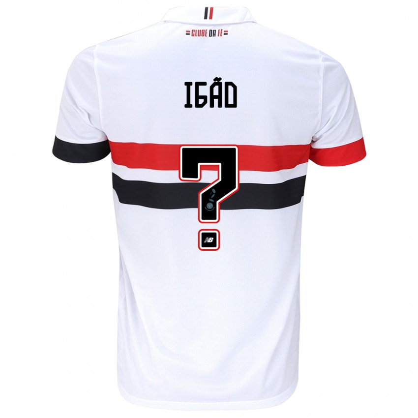 Kinder Igão #0 Weiß Rot Schwarz Heimtrikot Trikot 2024/25 T-Shirt Österreich