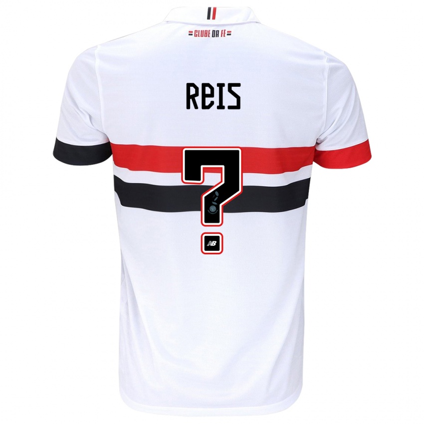 Kinder Guilherme Reis #0 Weiß Rot Schwarz Heimtrikot Trikot 2024/25 T-Shirt Österreich