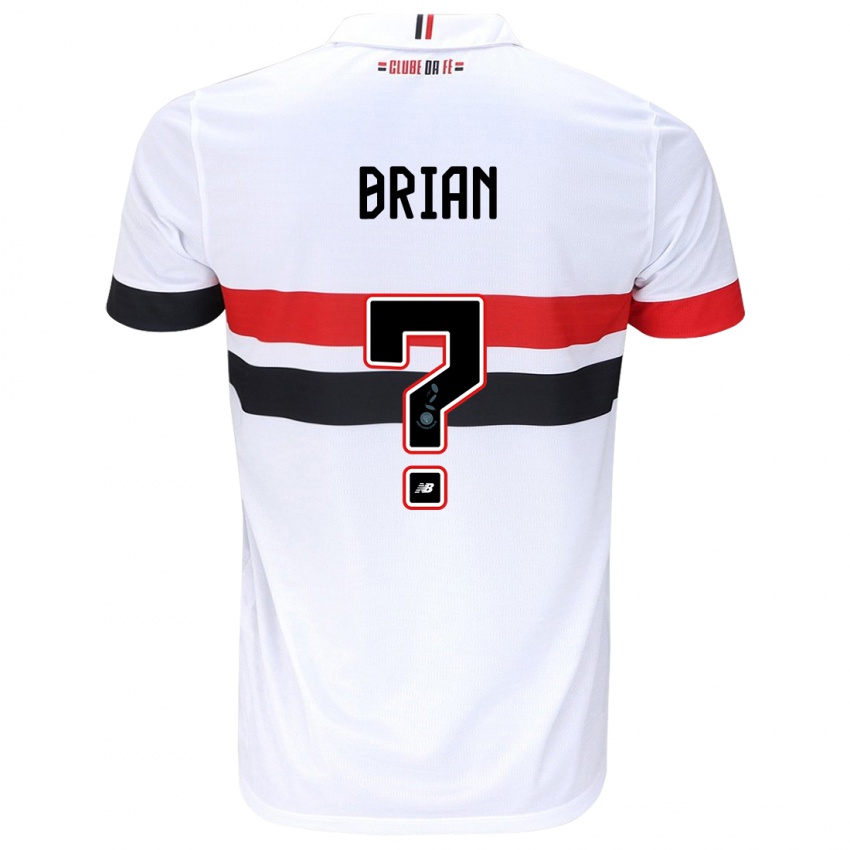 Kinder Brian #0 Weiß Rot Schwarz Heimtrikot Trikot 2024/25 T-Shirt Österreich