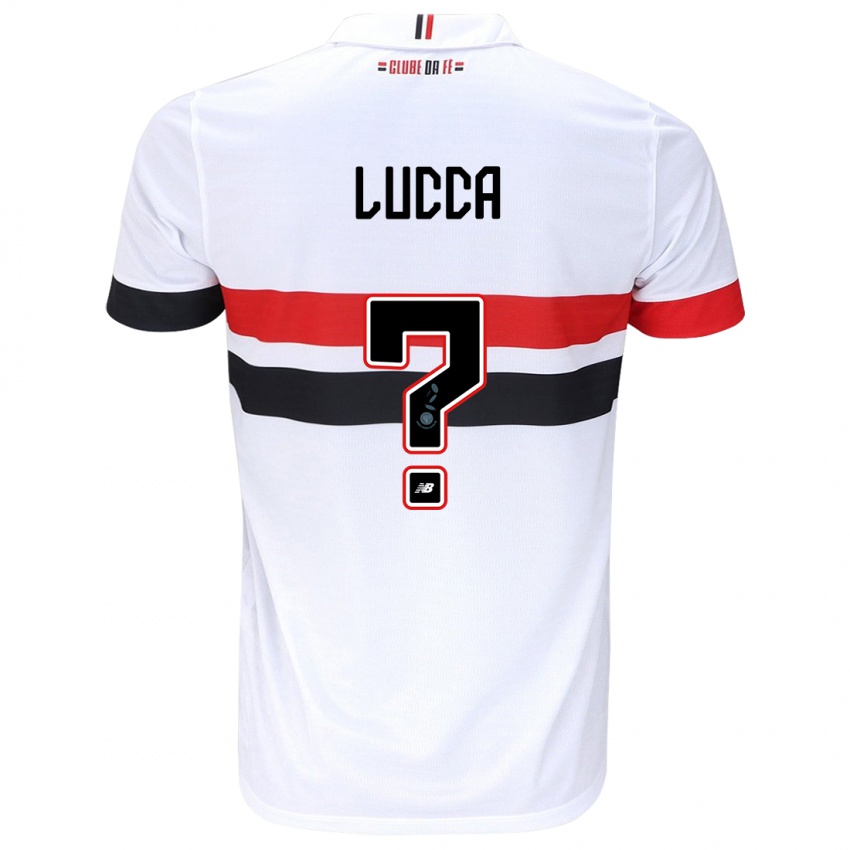 Kinder Cauã Lucca #0 Weiß Rot Schwarz Heimtrikot Trikot 2024/25 T-Shirt Österreich