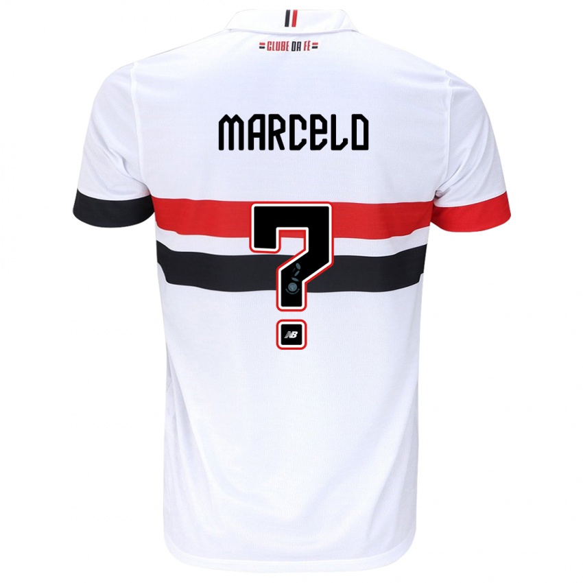 Kinder Marcelo #0 Weiß Rot Schwarz Heimtrikot Trikot 2024/25 T-Shirt Österreich