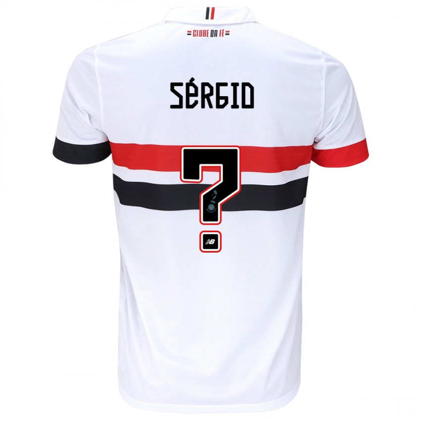 Kinder Paulo Sérgio #0 Weiß Rot Schwarz Heimtrikot Trikot 2024/25 T-Shirt Österreich