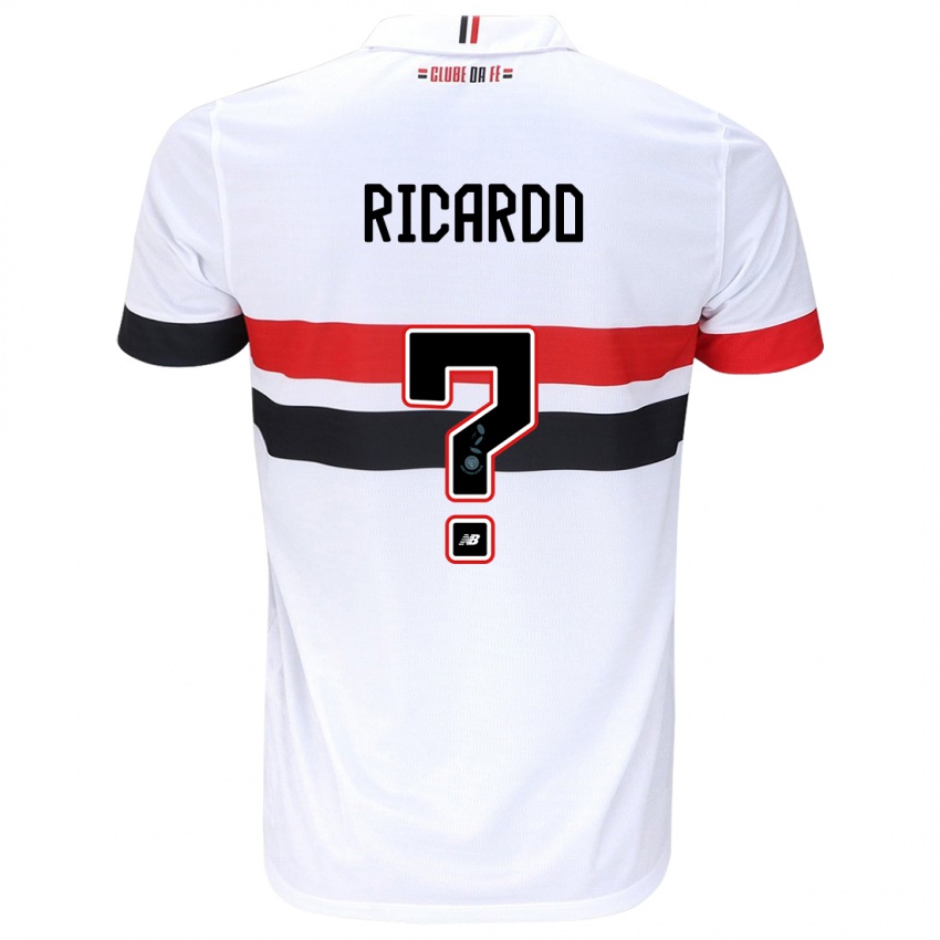 Kinder João Ricardo #0 Weiß Rot Schwarz Heimtrikot Trikot 2024/25 T-Shirt Österreich