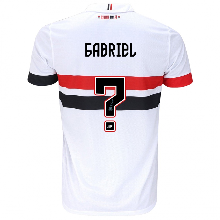 Kinder Gabriel Bruno #0 Weiß Rot Schwarz Heimtrikot Trikot 2024/25 T-Shirt Österreich