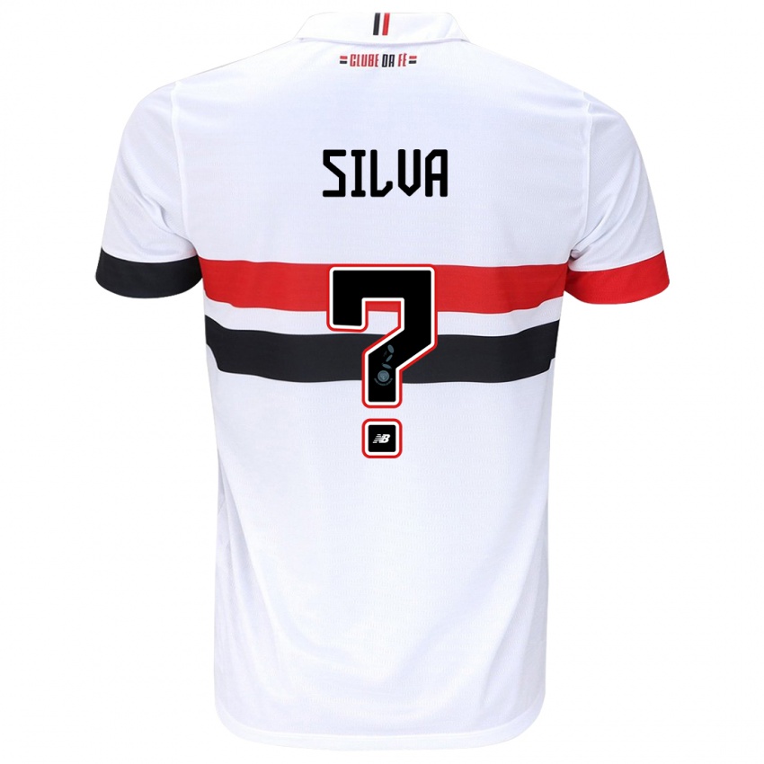 Kinder Mateus Silva #0 Weiß Rot Schwarz Heimtrikot Trikot 2024/25 T-Shirt Österreich