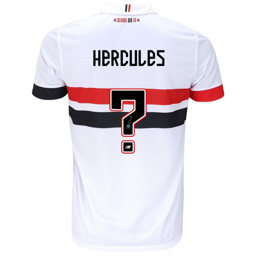 Kinder Hercules #0 Weiß Rot Schwarz Heimtrikot Trikot 2024/25 T-Shirt Österreich