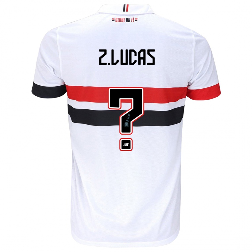 Kinder Zé Lucas #0 Weiß Rot Schwarz Heimtrikot Trikot 2024/25 T-Shirt Österreich