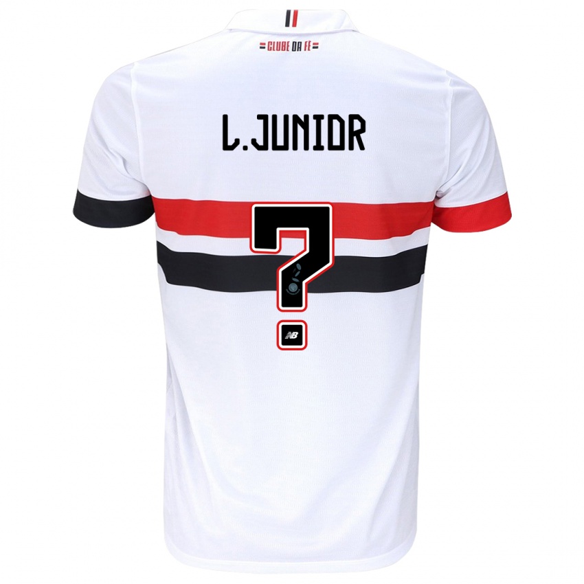 Kinder Luciano Junior #0 Weiß Rot Schwarz Heimtrikot Trikot 2024/25 T-Shirt Österreich