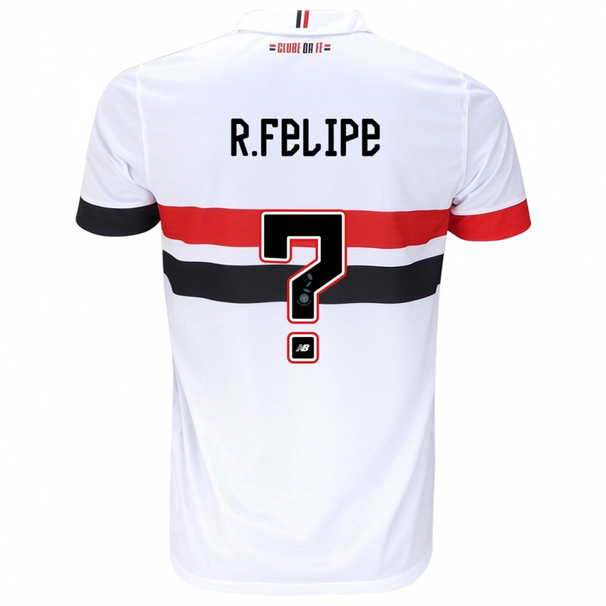 Kinder Ryan Felipe #0 Weiß Rot Schwarz Heimtrikot Trikot 2024/25 T-Shirt Österreich