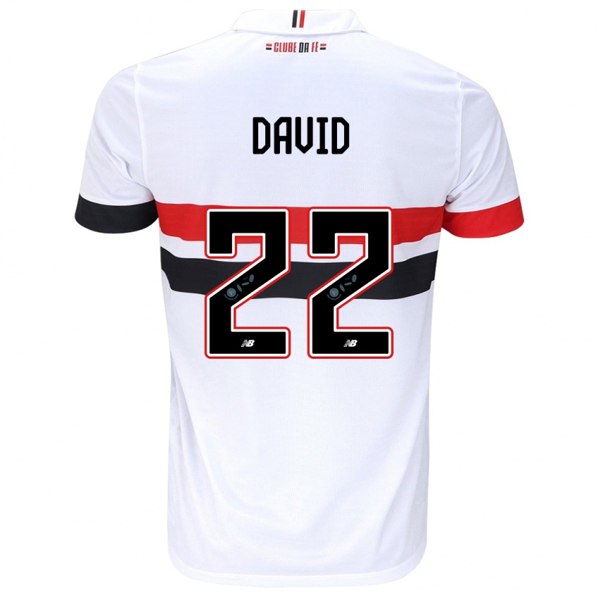 Kinder David #22 Weiß Rot Schwarz Heimtrikot Trikot 2024/25 T-Shirt Österreich