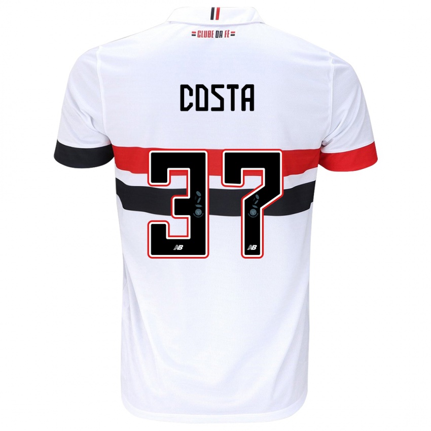 Kinder Talles Costa #37 Weiß Rot Schwarz Heimtrikot Trikot 2024/25 T-Shirt Österreich