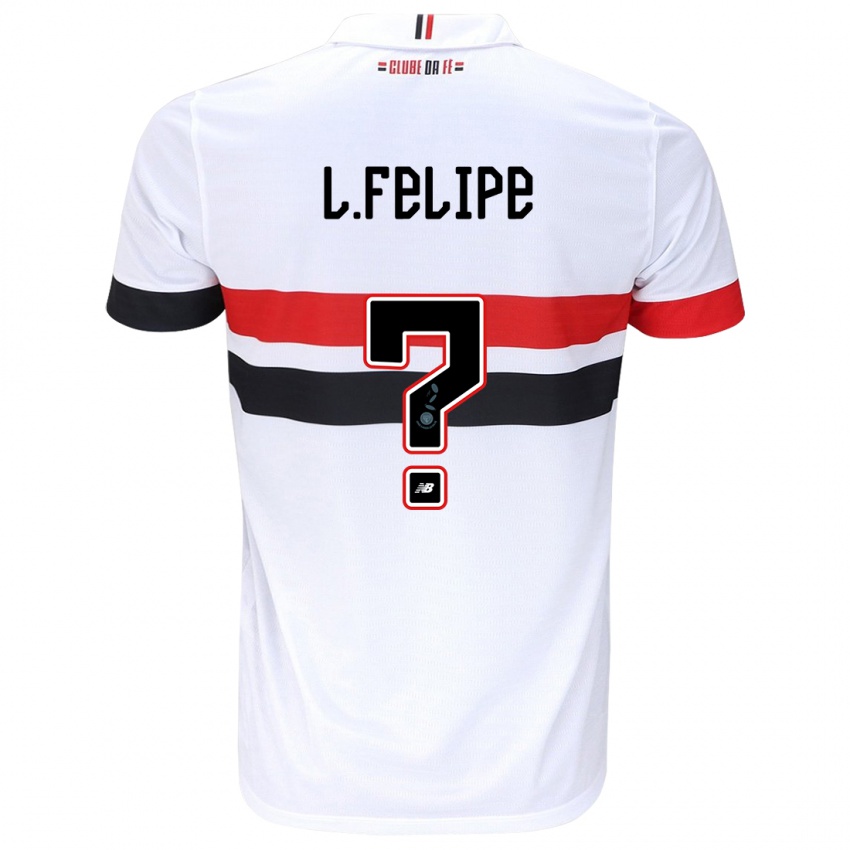 Kinder Luis Felipe #0 Weiß Rot Schwarz Heimtrikot Trikot 2024/25 T-Shirt Österreich