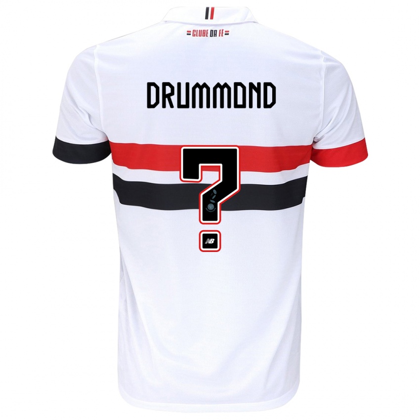 Kinder Lucca Drummond #0 Weiß Rot Schwarz Heimtrikot Trikot 2024/25 T-Shirt Österreich