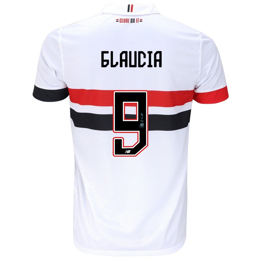 Kinder Glaucia #9 Weiß Rot Schwarz Heimtrikot Trikot 2024/25 T-Shirt Österreich