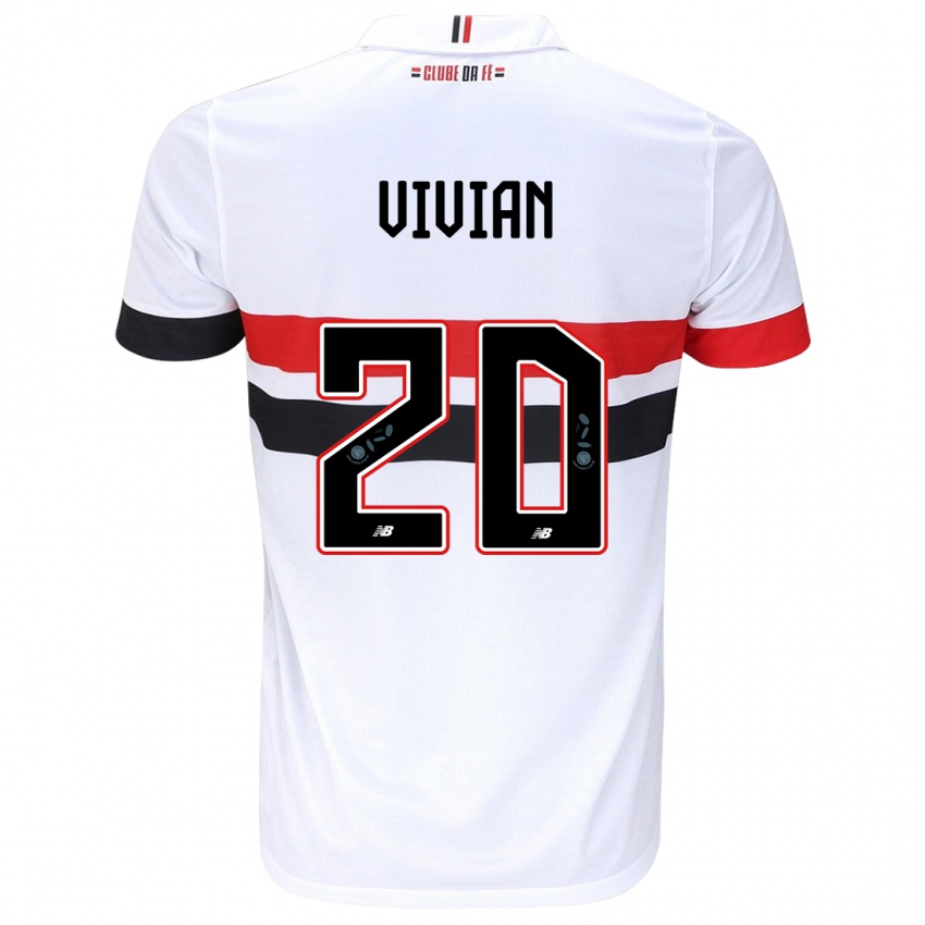 Kinder Vivian #20 Weiß Rot Schwarz Heimtrikot Trikot 2024/25 T-Shirt Österreich