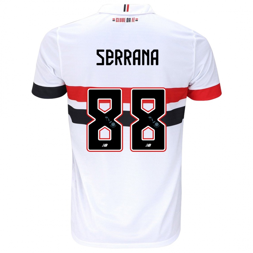 Kinder Serrana #88 Weiß Rot Schwarz Heimtrikot Trikot 2024/25 T-Shirt Österreich